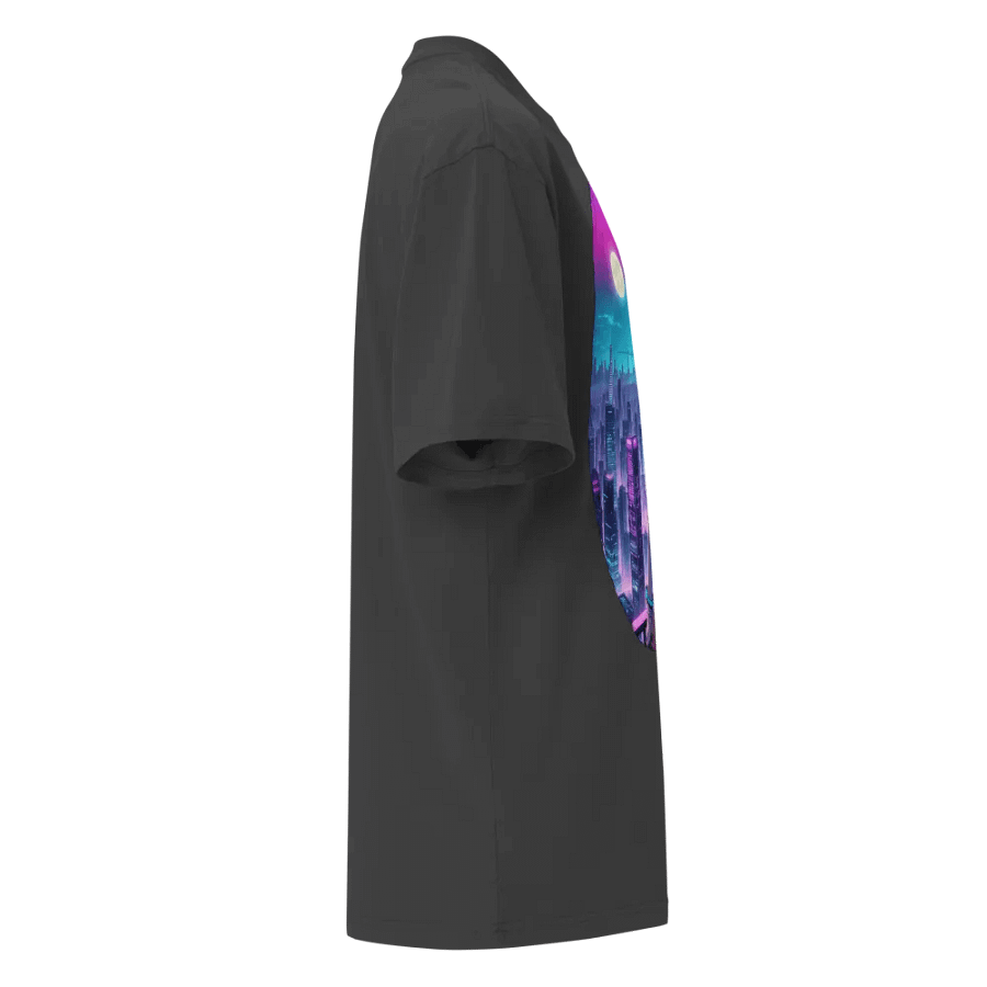 Anime Catgirl Rooftop (AS Colour Premium Oversized Faded T-Shirt) product image (15)