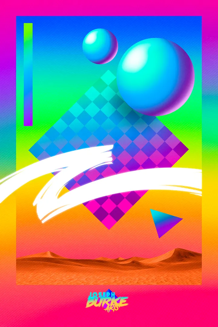 Gradient Bliss Digital Art product image (1)