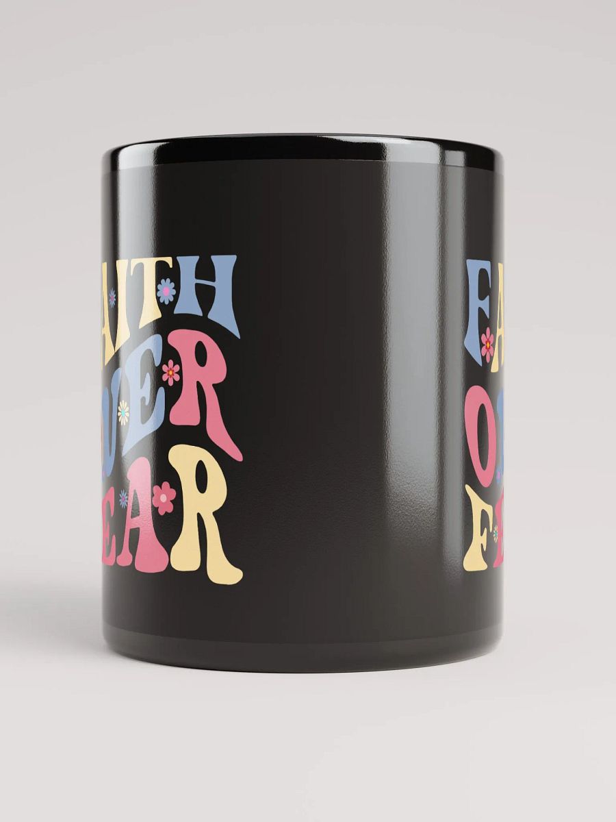 Faith Over Fear Ceramic Mug - Curved product image (5)