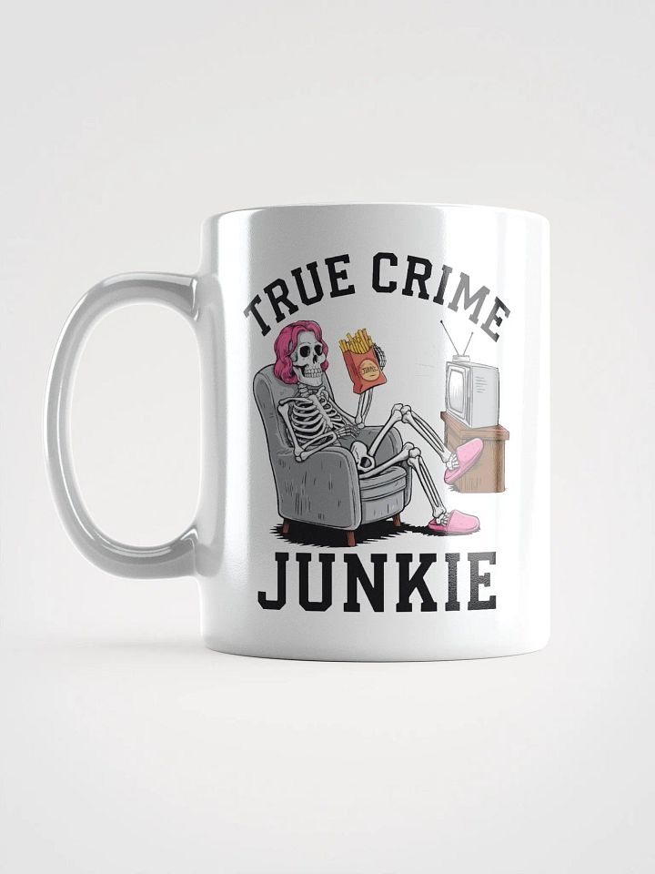 True Crime Junkie Skeleton Mug product image (1)