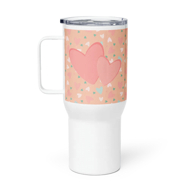 Scattered Hearts Travel Mug product image (1)