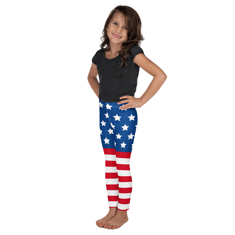 Starry Stripes Kids Leggings product image (4)