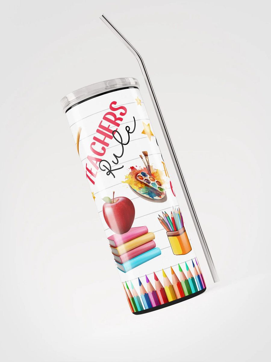 Rainbow Teacher Appreciation Tumbler product image (4)