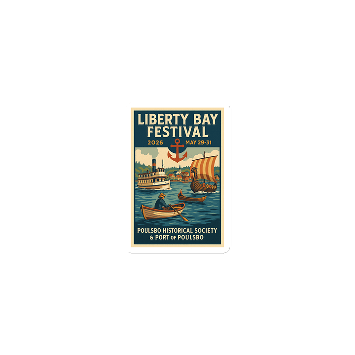 Liberty Bay Festival Die-Cut Magnets product image (1)
