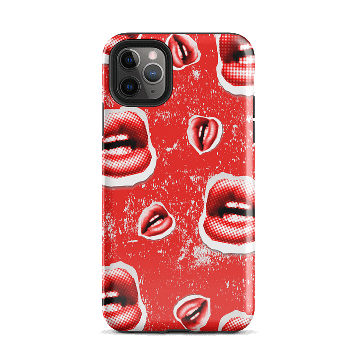 Bold Red Lips Tough iPhone® Case product image (2)