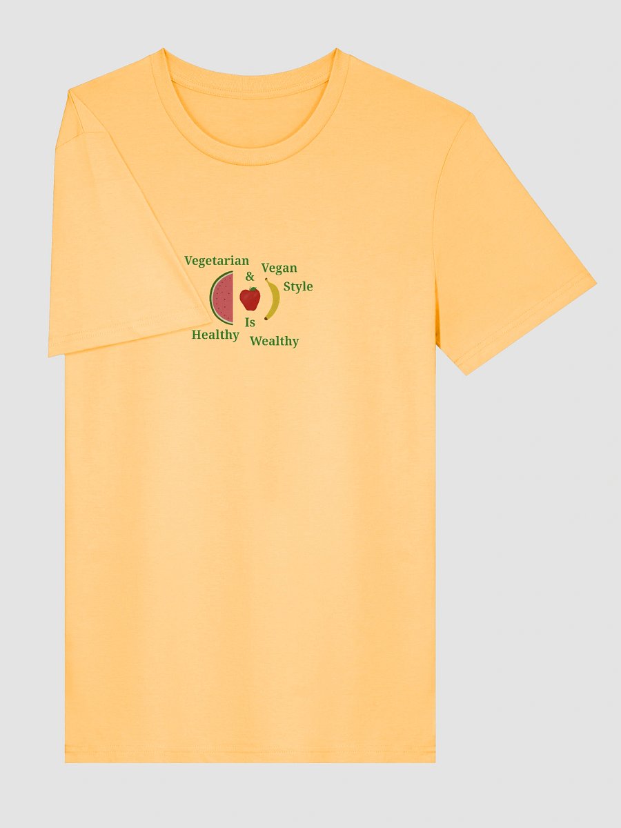 Healthy Wealthy Vegetarian & Vegan T-Shirt product image (3)