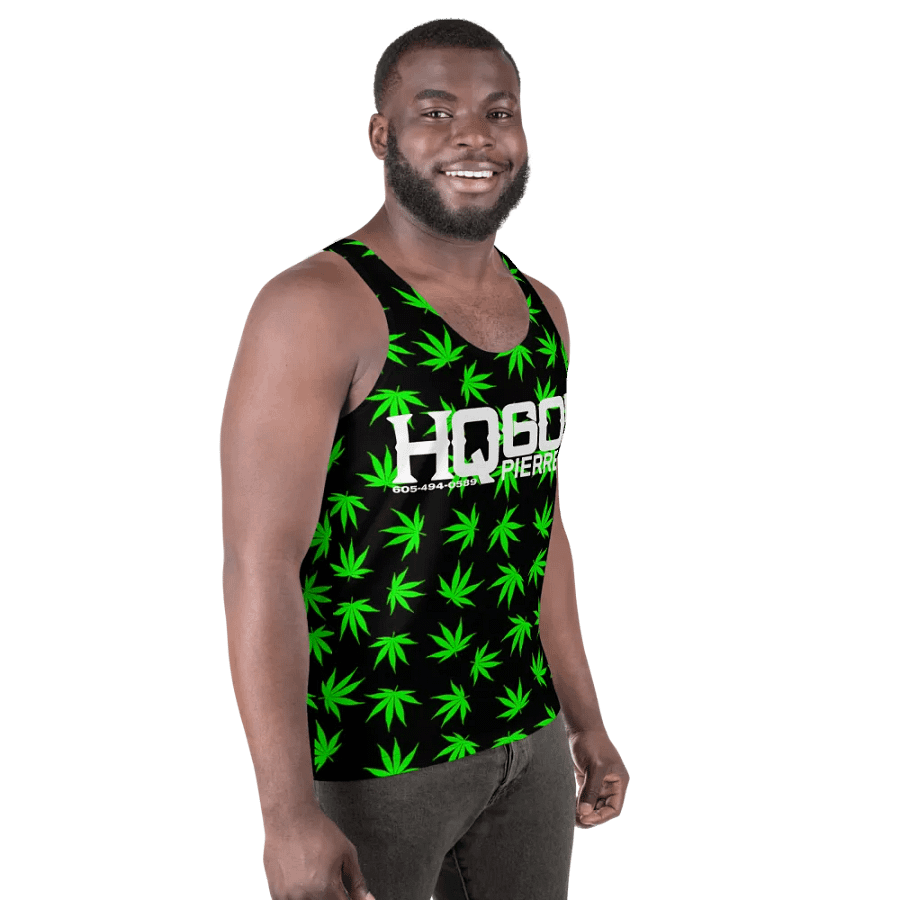 HempQuarters Green Marijuana Tank Top product image (7)