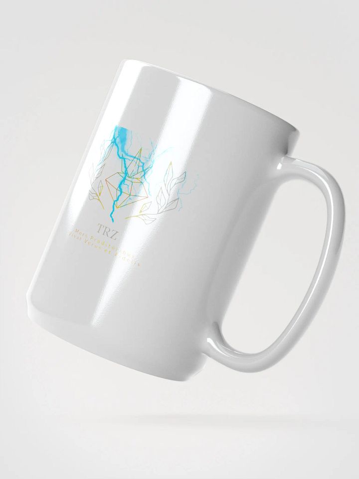 Electric Bolt White Glossy Mug product image (2)