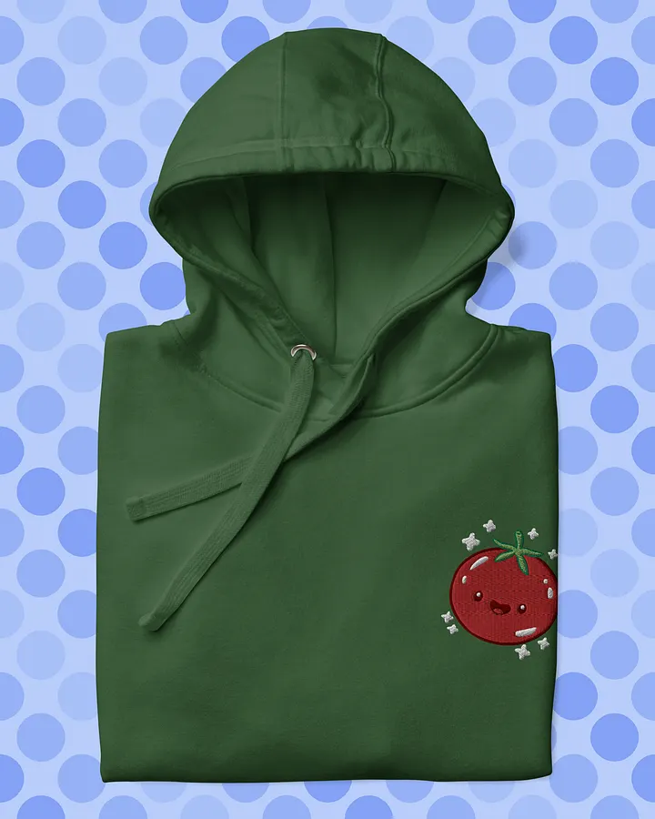 Smiling Tomato Cartoon Unisex Hoodie product image (2)