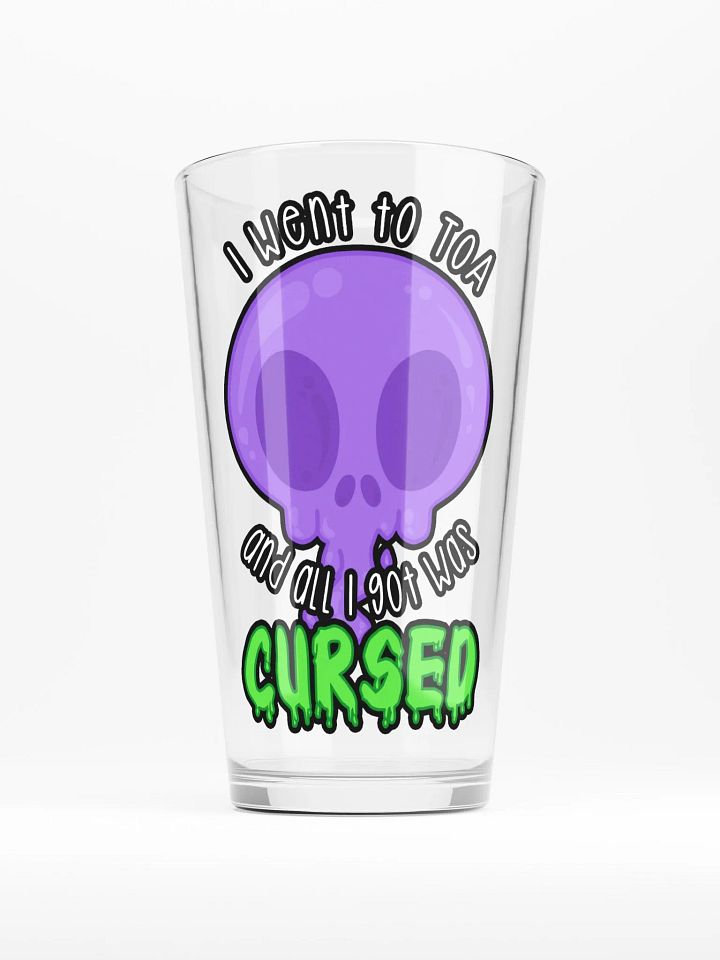 All I Got Was Cursed - Warlock - Pint Glass product image (1)