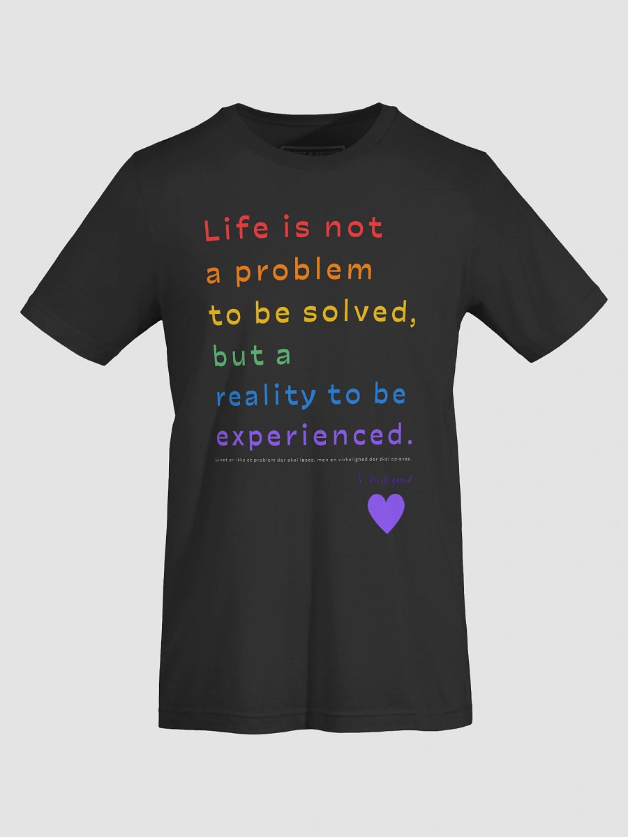 Embrace the Experience – Kierkegaard's Wisdom on Life - Bella+Canvas Supersoft T-Shirt product image (70)