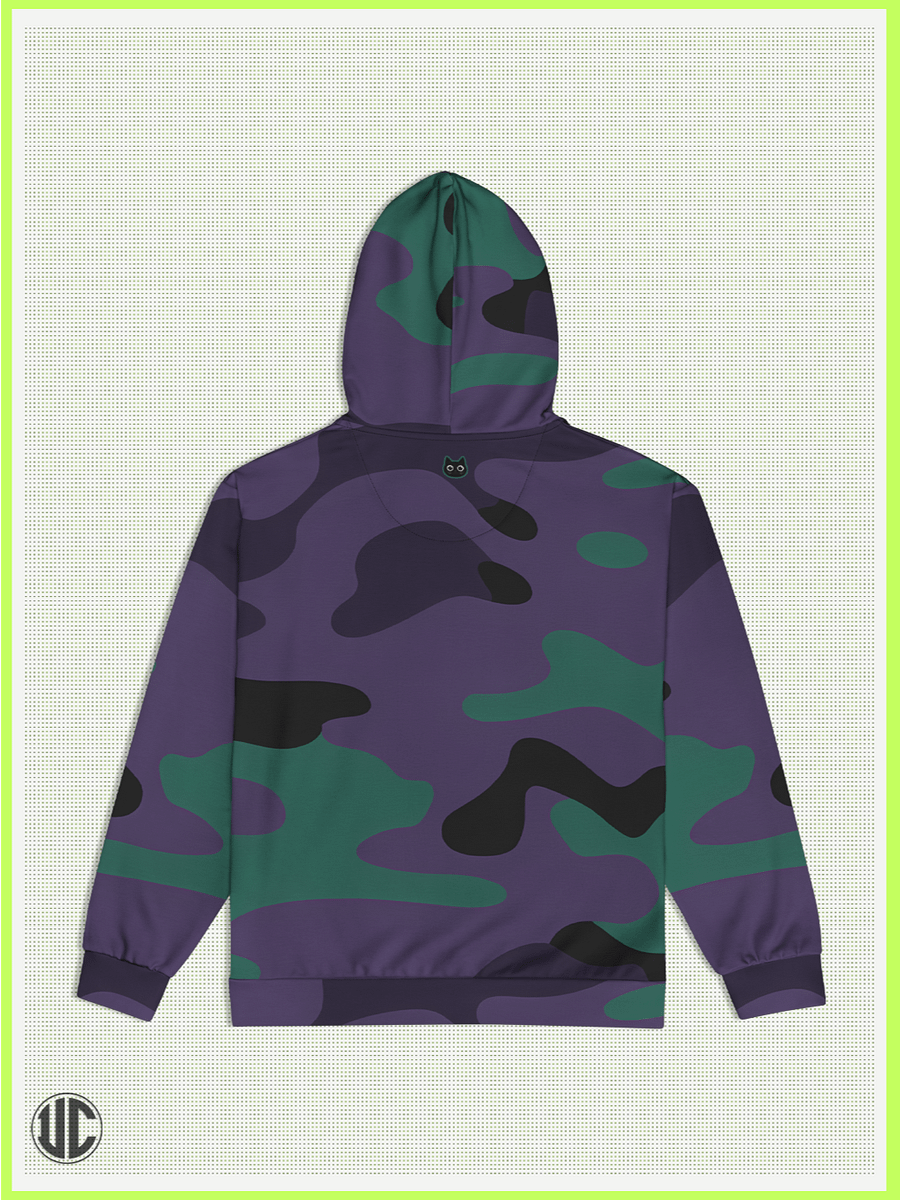UnkoCon – Midnight Purple Camo Zip Hoodie product image (2)