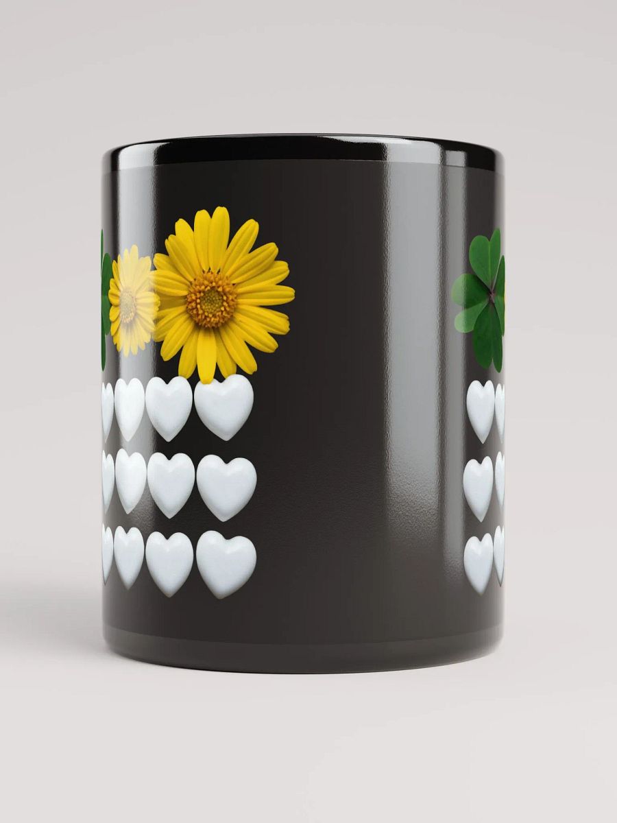 Lucky Hearts Black Mug product image (6)