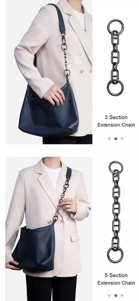 WUTA Extender Chain Strap For Longchamp Hobo Bag Shoulder Strap Transformation C product image (5)