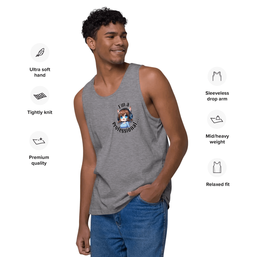 Professional Idiot Men's Tank Top product image (128)