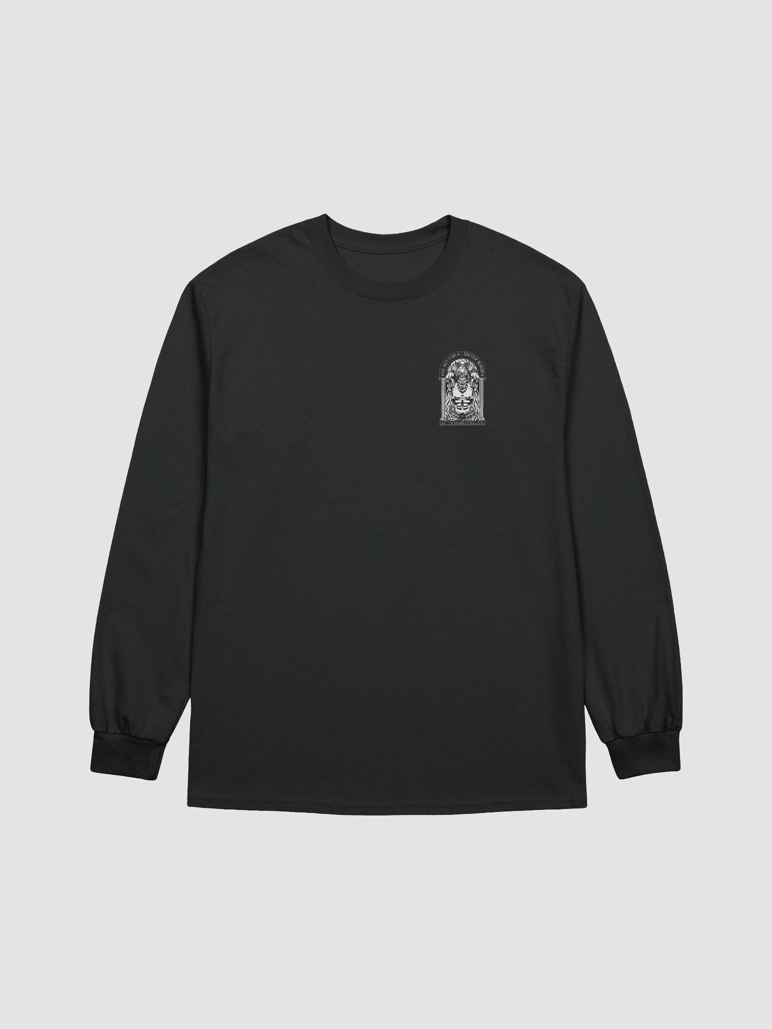 Atlas Gym Gear WHITE Long Sleeve T-Shirt product image (2)