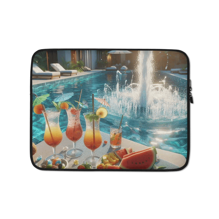 Tropical Paradise Laptop Sleeve | AI Design product image (1)