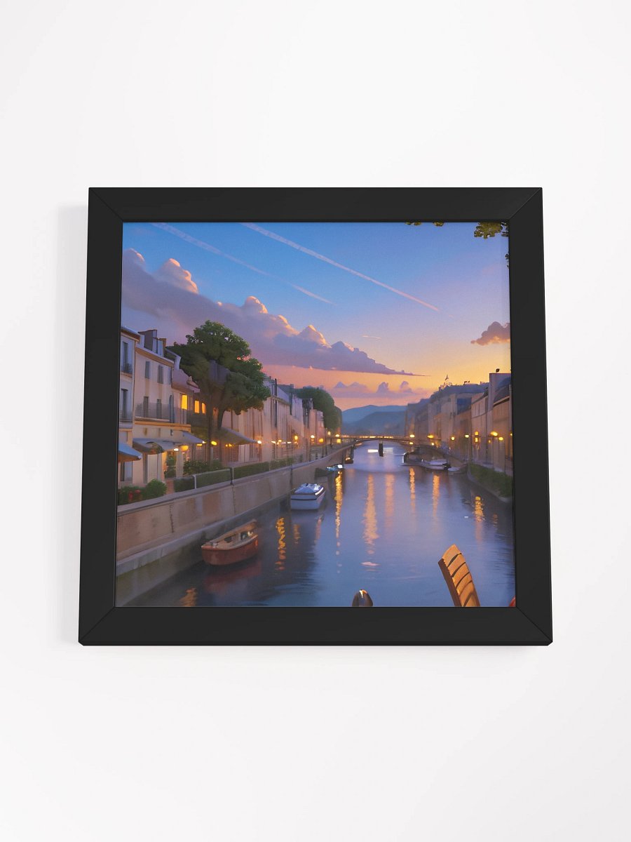 Sunset Canal Serenity Poster product image (19)