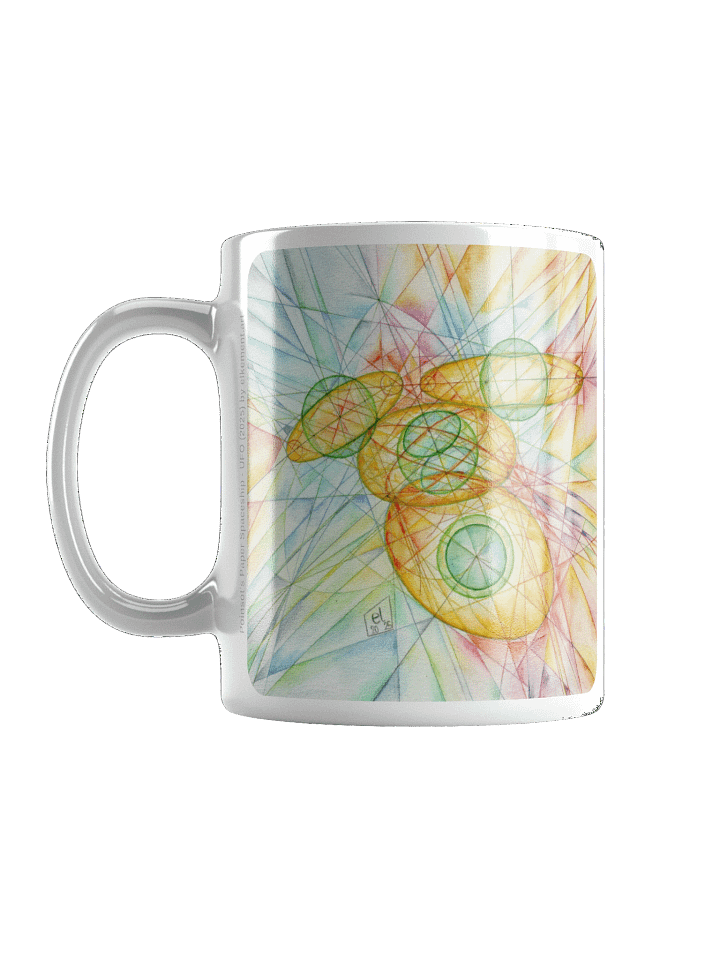 Poinsot's Paper Spaceship 1+2 - Gyroscope Physics Geometric Drawings Mug product image (1)