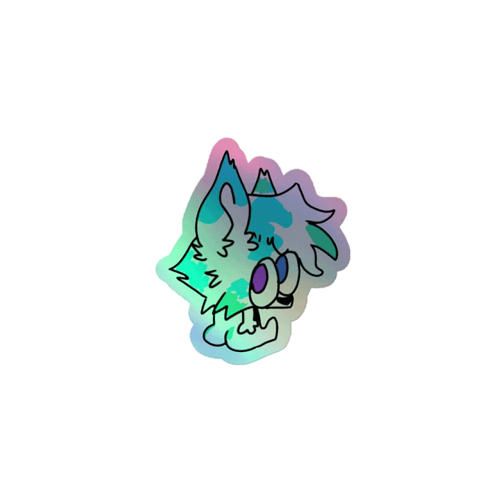 Fisk Buns Holographic Sticker product image (1)