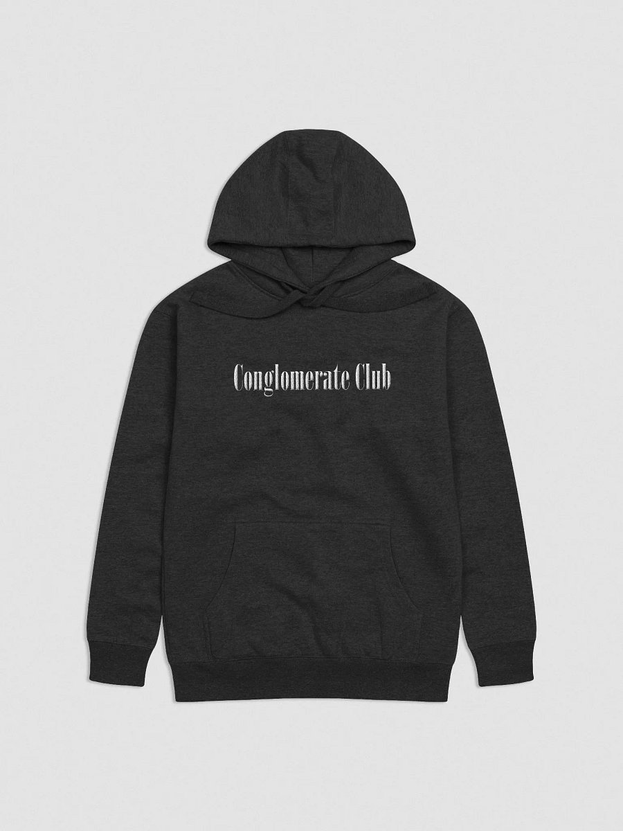 White Stitched Conglomerate Club Unisex Hoodie product image (3)