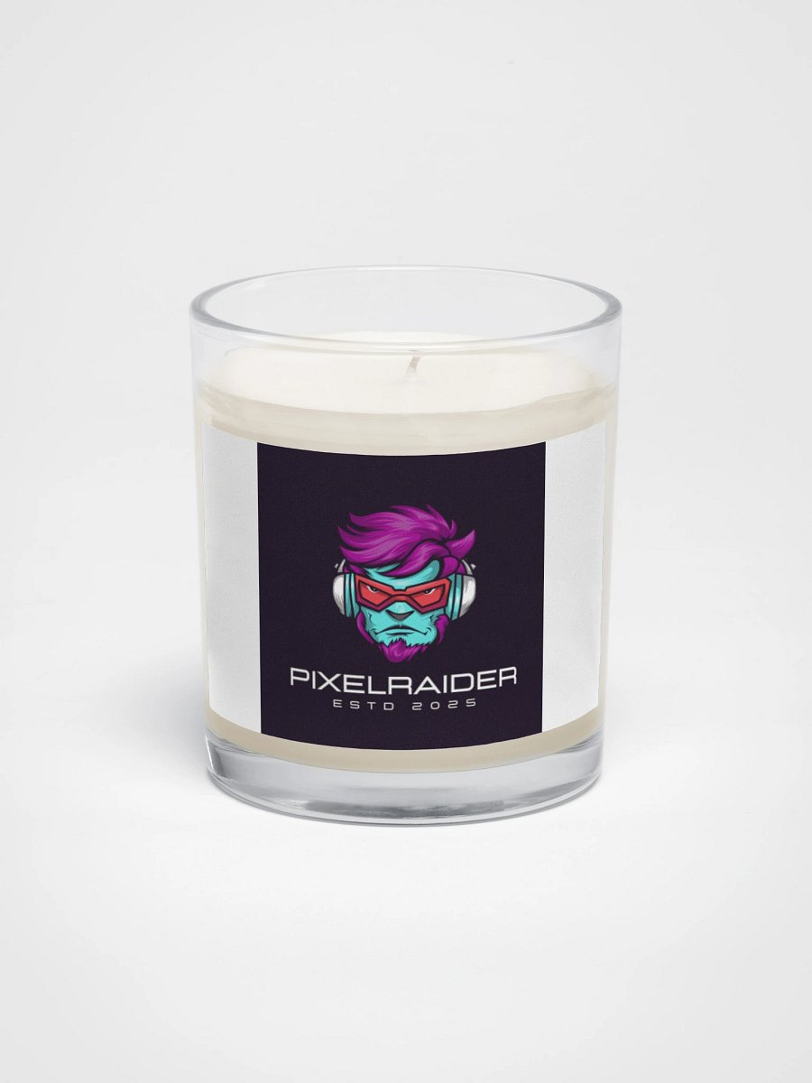 Soy Wax Candle In A Clear Glass Jar product image (1)