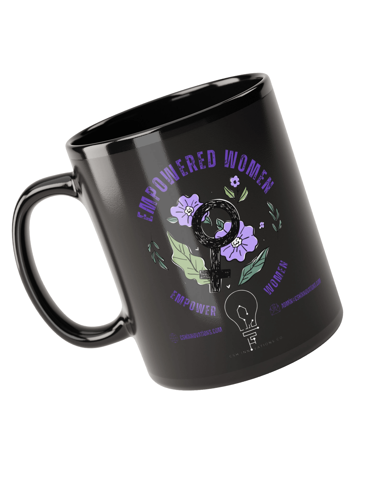Empowered Women Black Mug product image (6)
