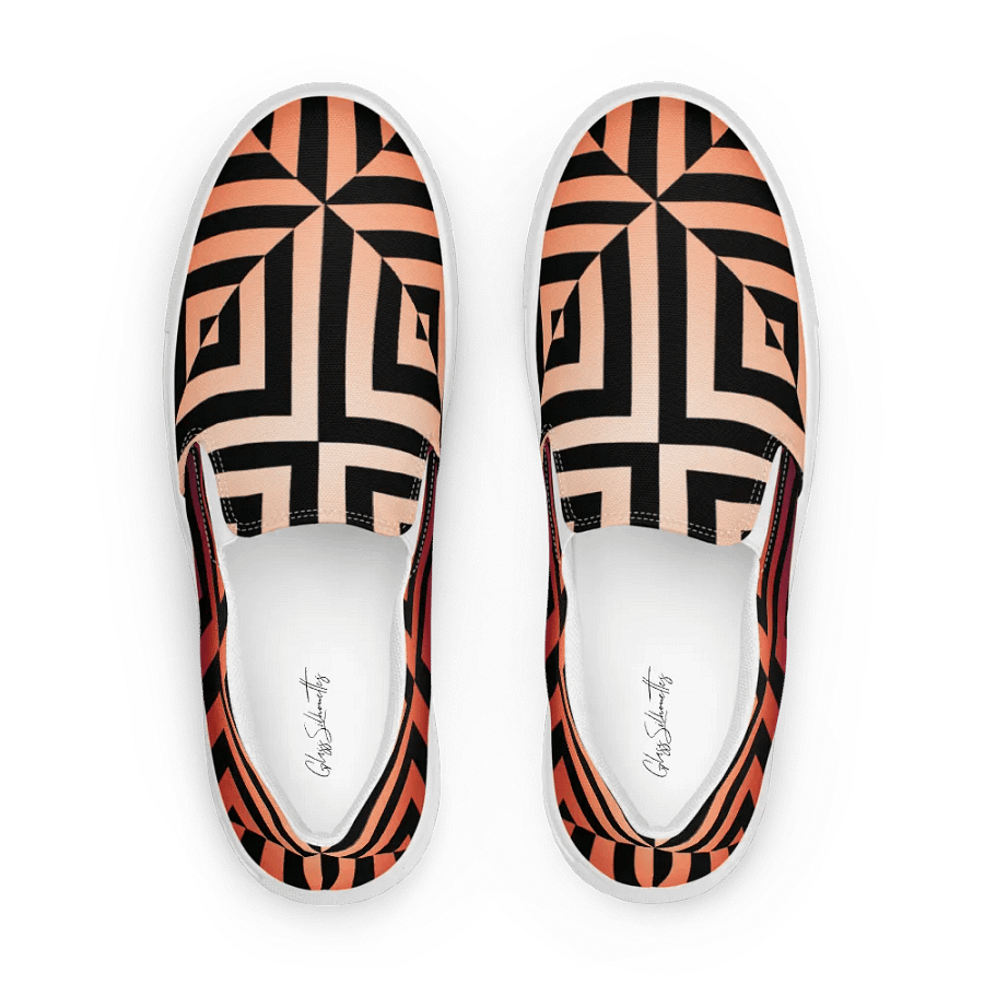Golden Hour Illusion Women's Canvas Shoes product image (1)