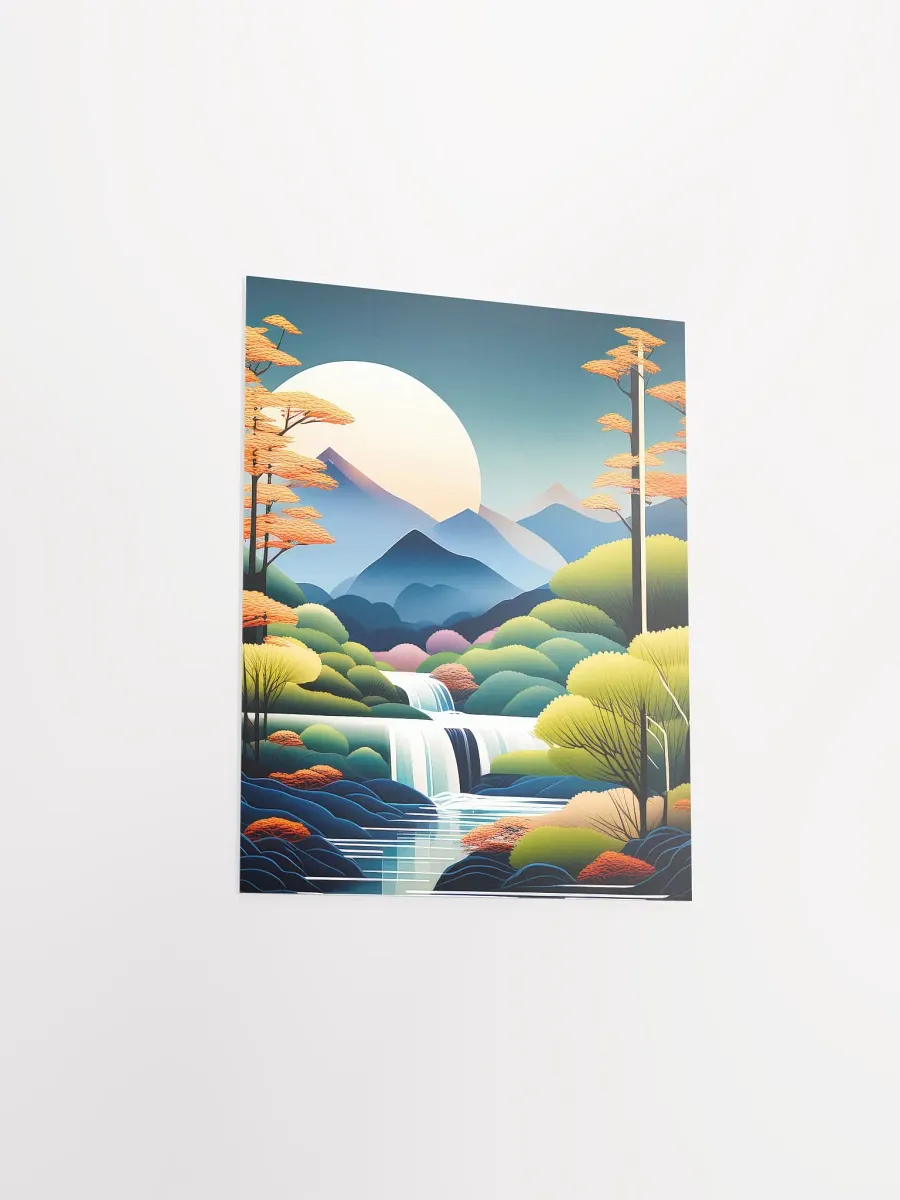 Vivid Landscape - Poster - Small and Standard Sizes - 8x10-11x14-12x16-16x20 Inches product image (9)