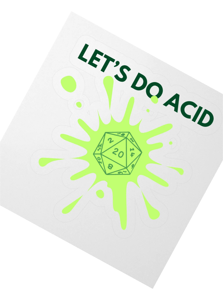 "Let's Do Acid" Sticker product image (2)