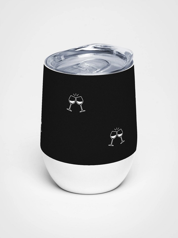 Iconic Cheers Wine Tumbler Black product image (1)