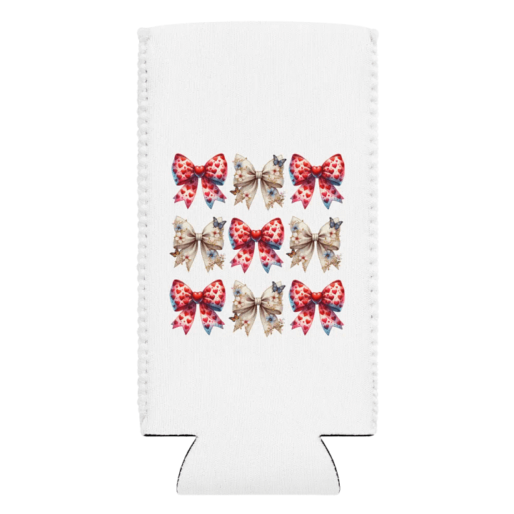 Spring Bows Heart Can Cooler product image (2)