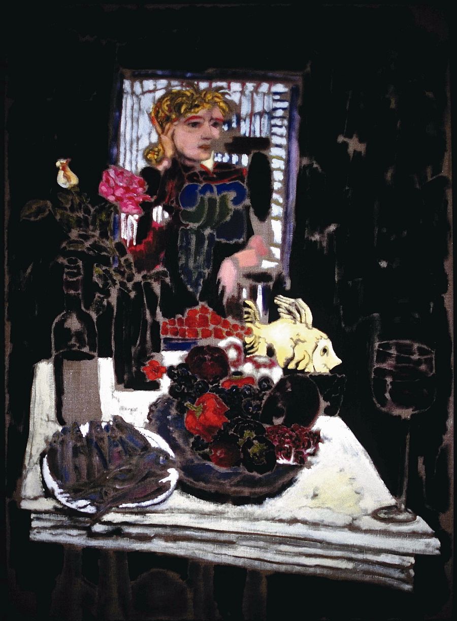 Still Life on White Table (aka Helga) print product image (1)