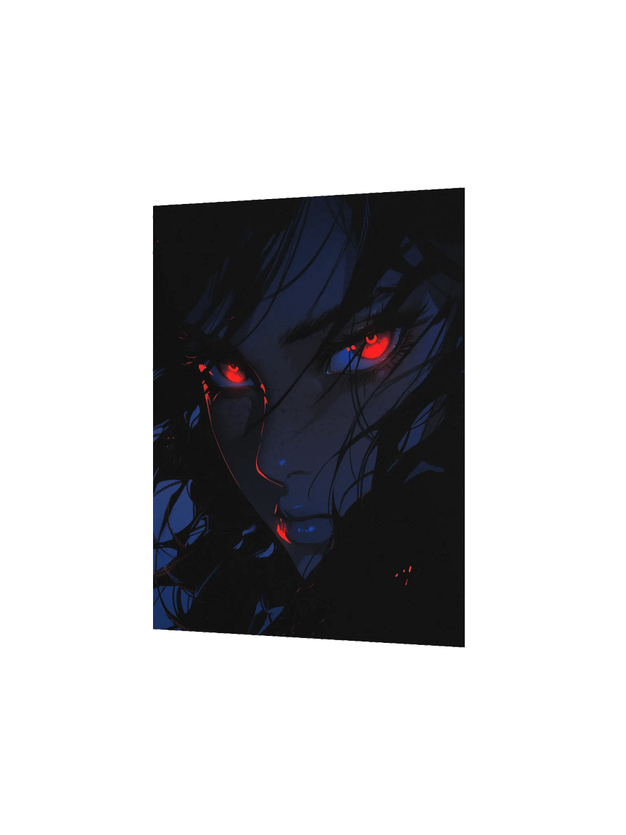 Crimson Gaze Matte Poster product image (8)