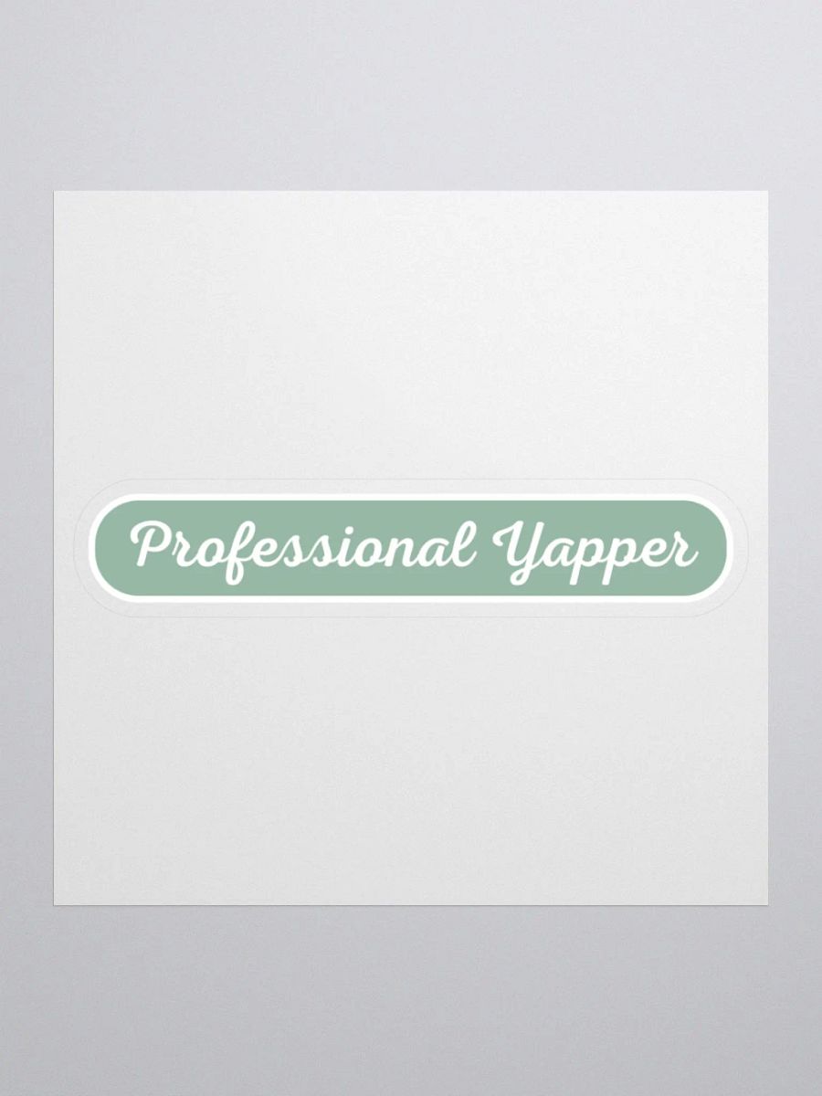 Professional Yapper Sticker - Sage product image (3)