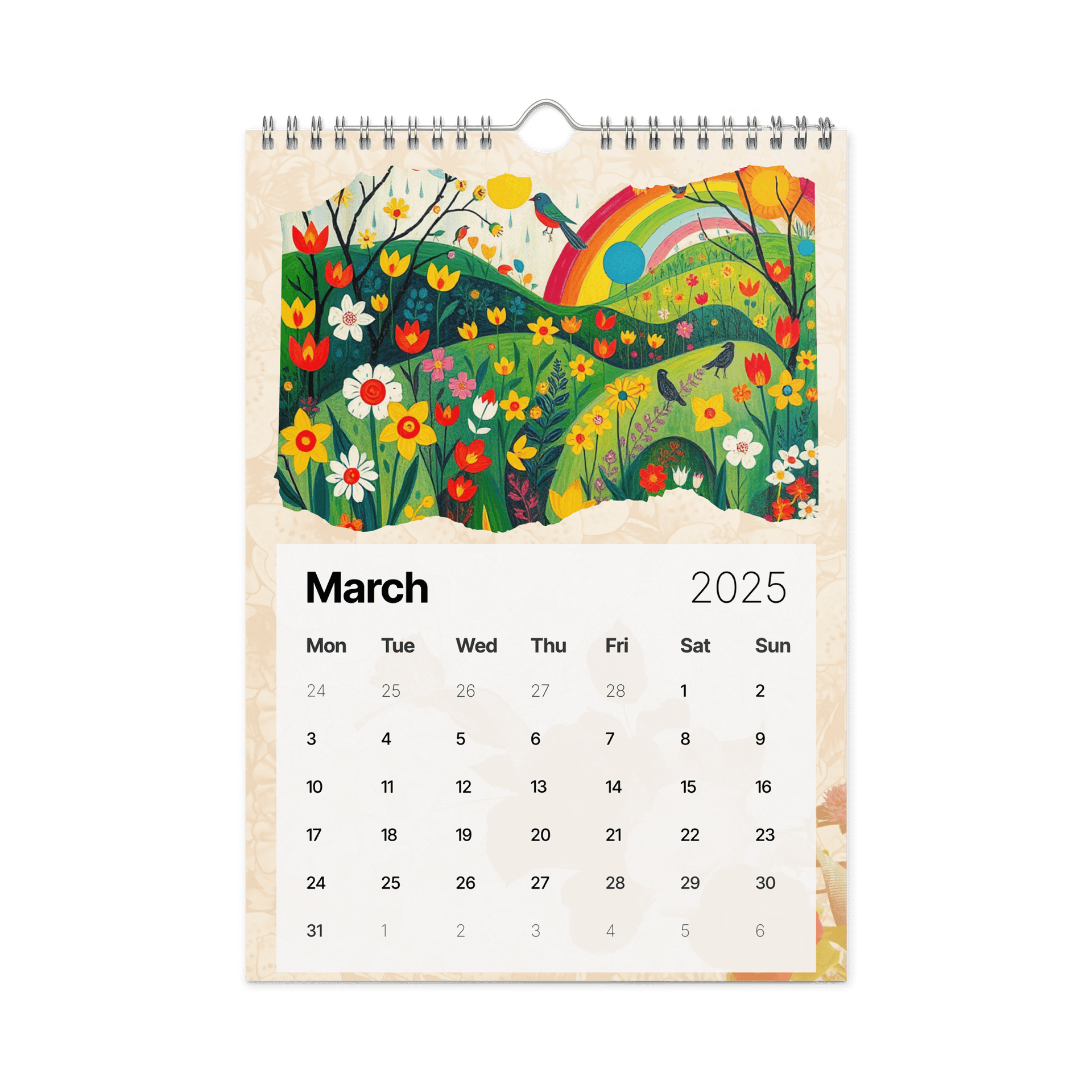 FOLK ART WALL CALENDAR 2026 product image (9)