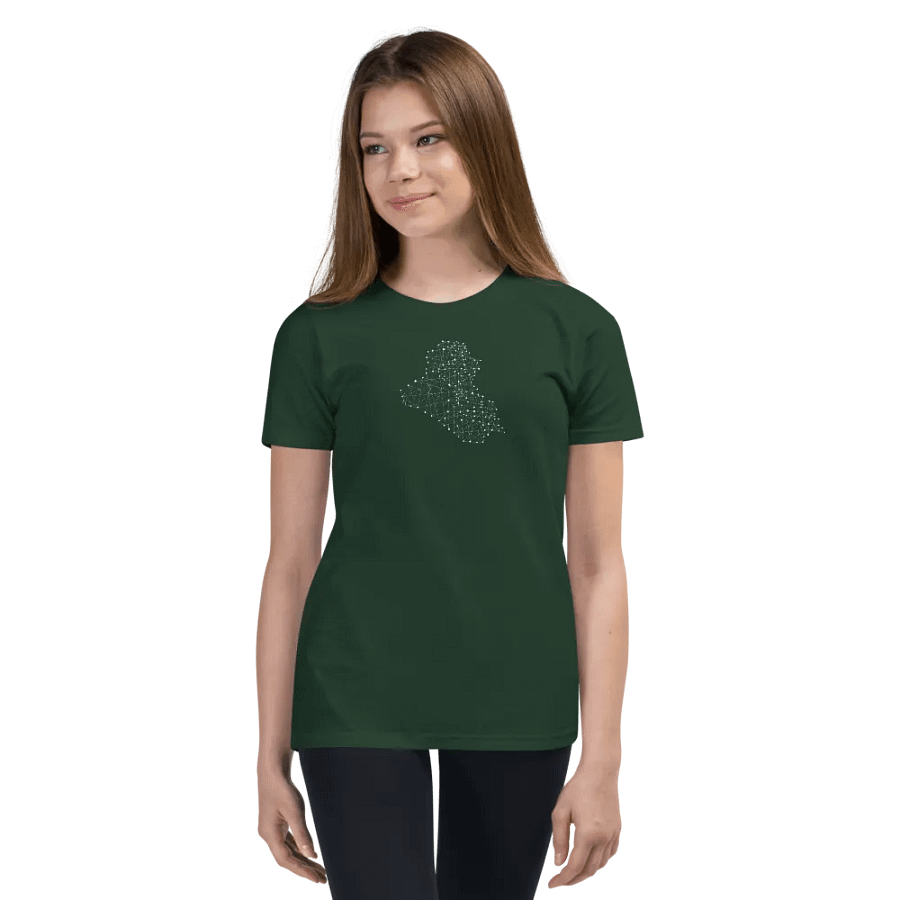 Iraq Map Youth T-Shirt product image (3)