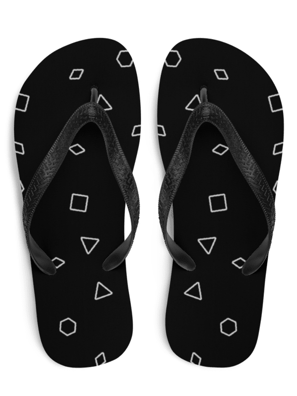 Space and Symmetry Flip Flops product image (1)
