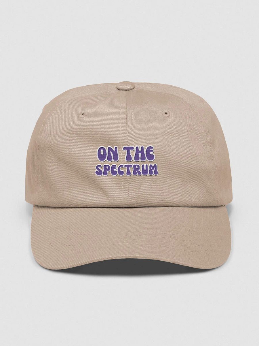 ON THE SPECTRUM (purple) groovy lined design embroidered classic dad hat product image (17)