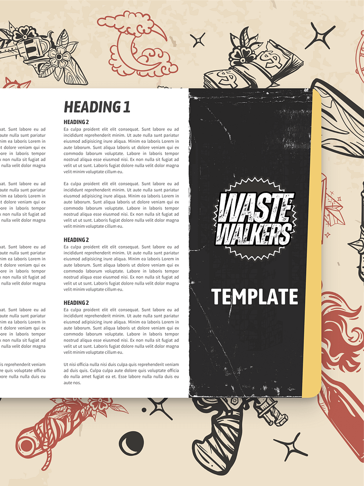 Wastewalkers Trifold Canva Template product image (1)