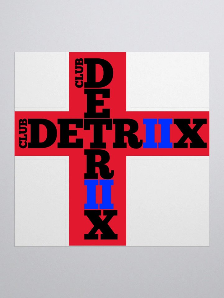 Club Detriix red sticker product image (1)