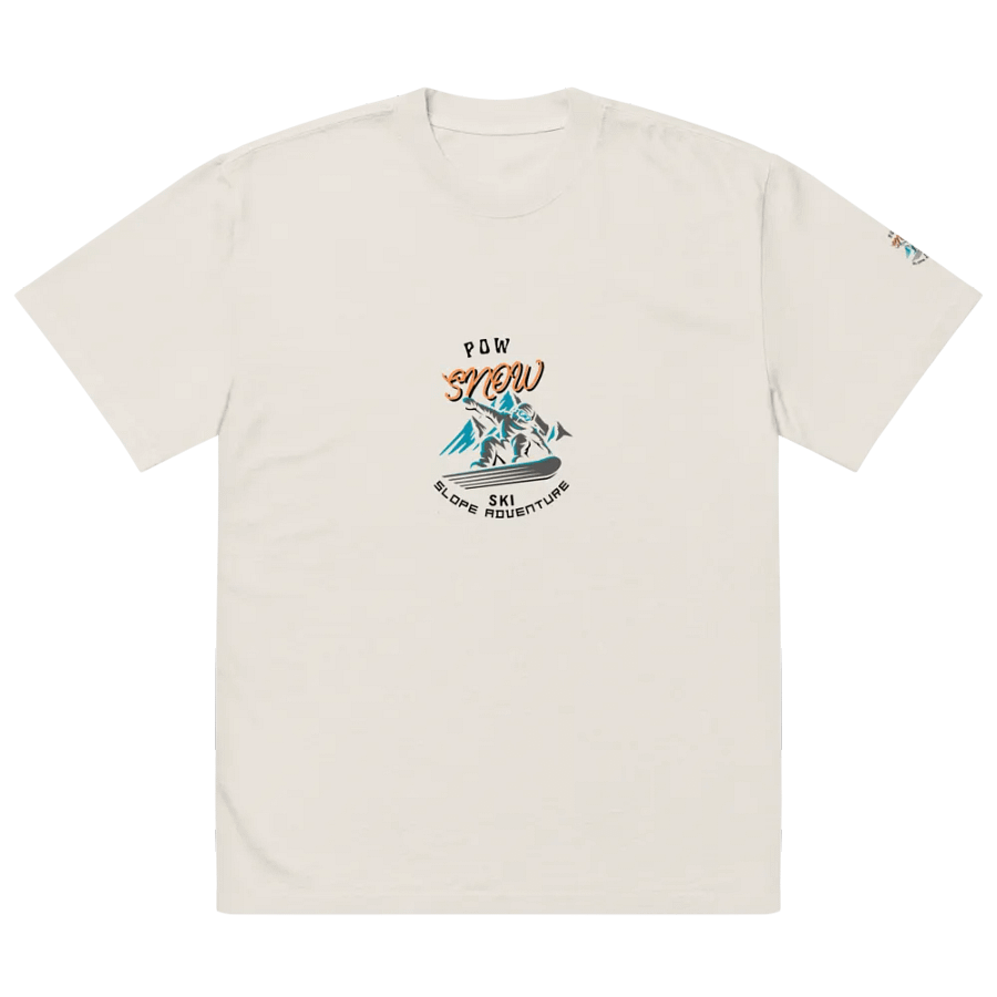 Snowbound Nostalgia Oversized Tee product image (24)