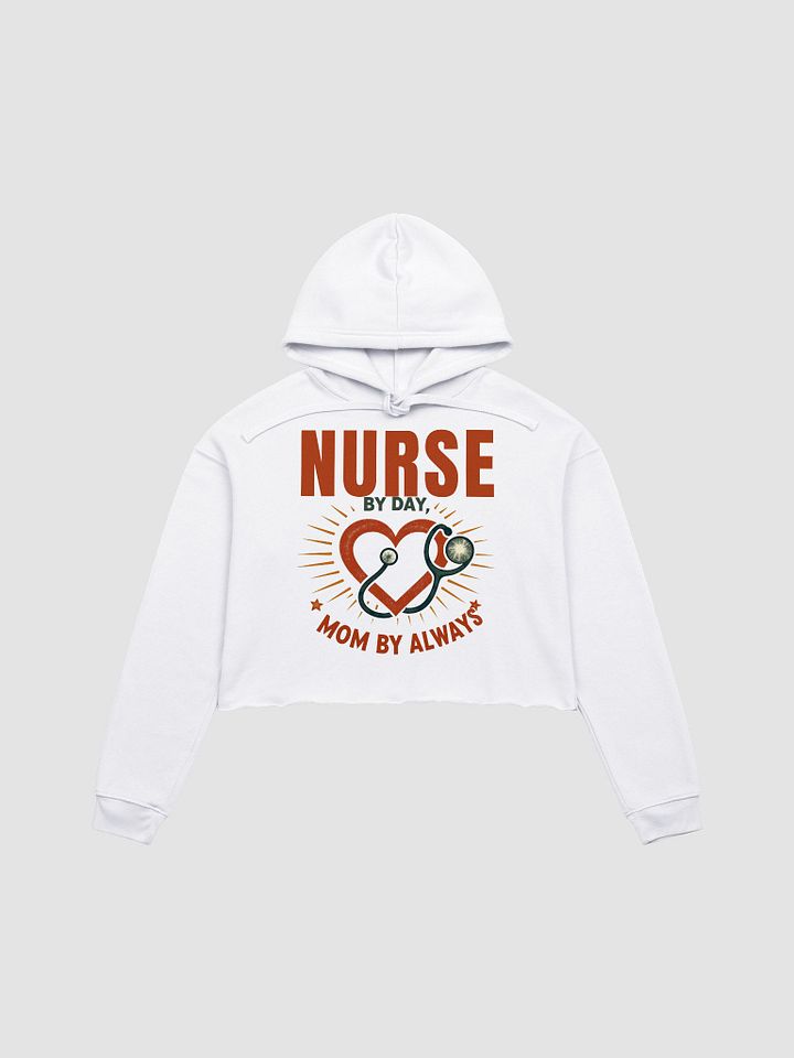 Heartfelt Nurse Mom Crop Hoodie product image (2)