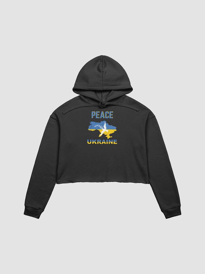 Peace in Ukraine Crop Hoodie product image (1)