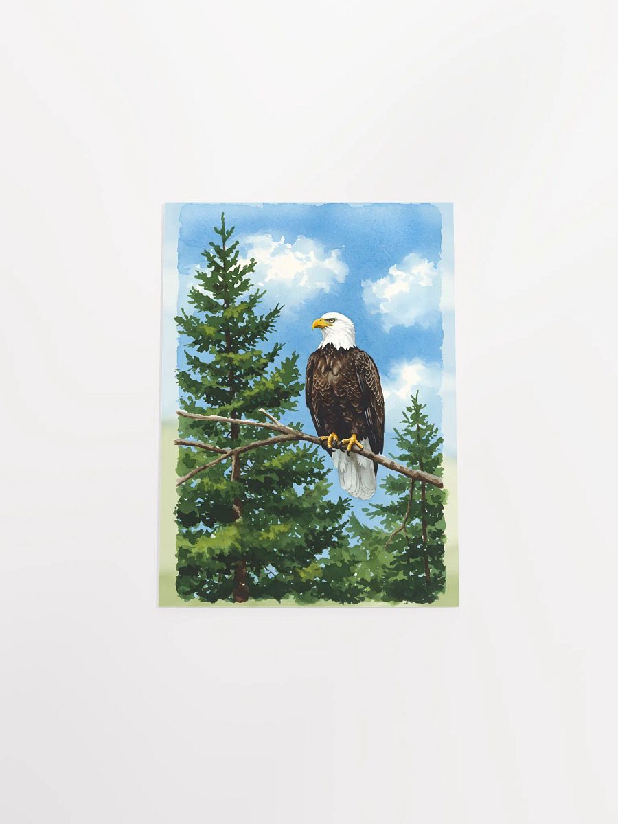 The Eagle's Domain Watercolor Poster product image (25)