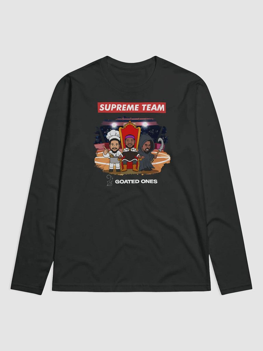 Supreme Team Long Sleeve Tshirt: Chef Curry / King James / Slim Reaper product image (1)