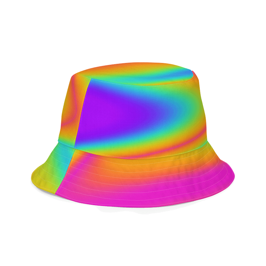 Reversible Flower/Tie Dye Bucket Hat product image (6)