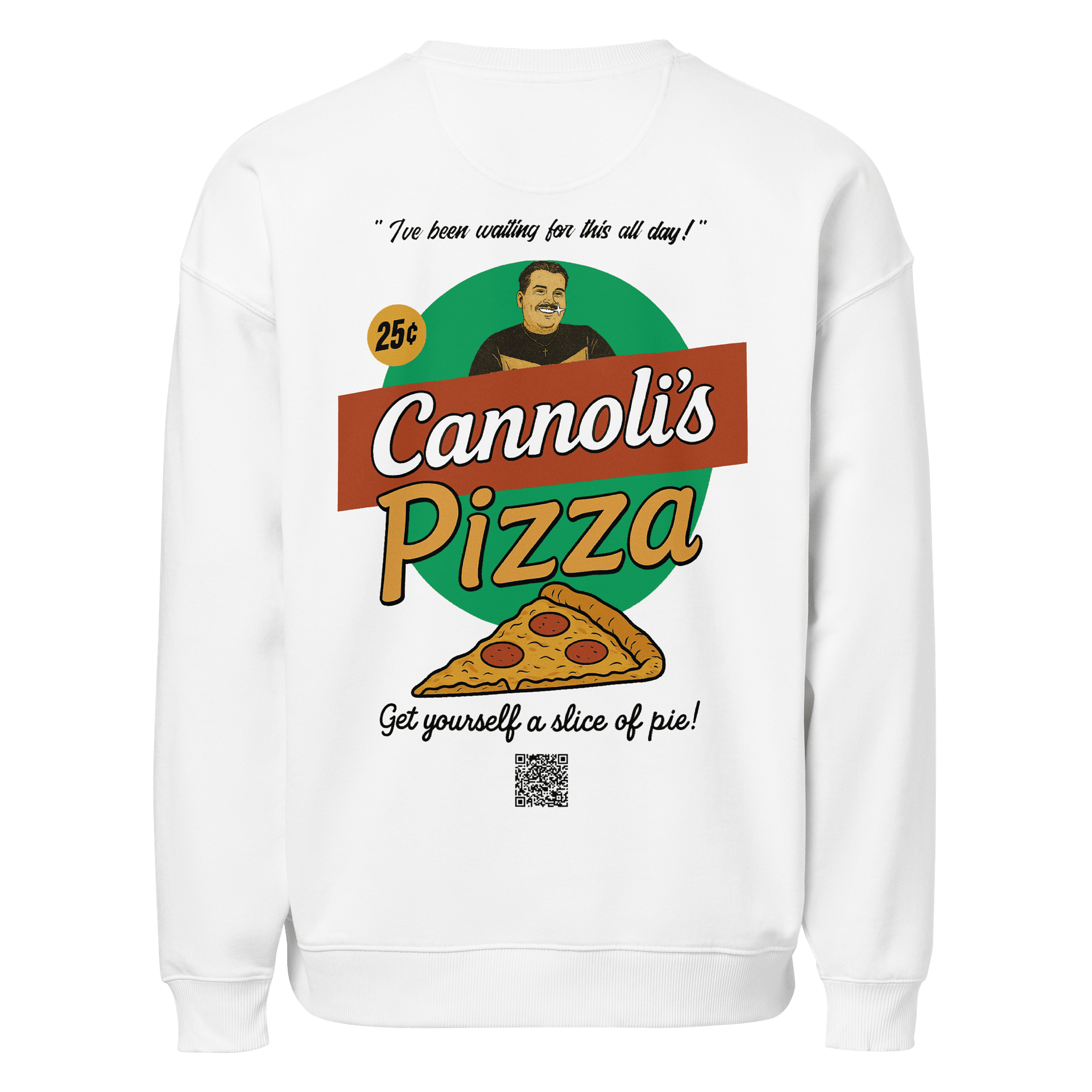 Oversized Cannoli's Pizza Sweater product image (2)