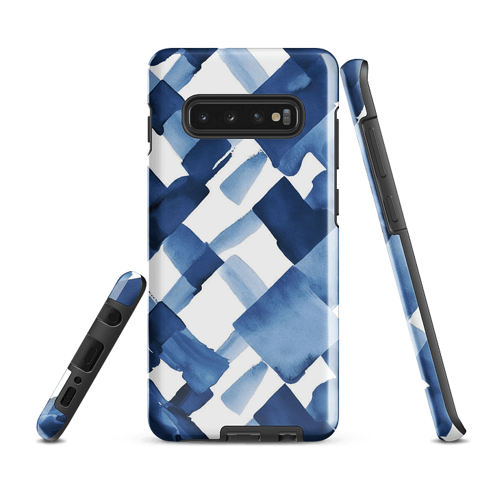 Blue Abstract Watercolor Samsung® Tough Case product image (5)