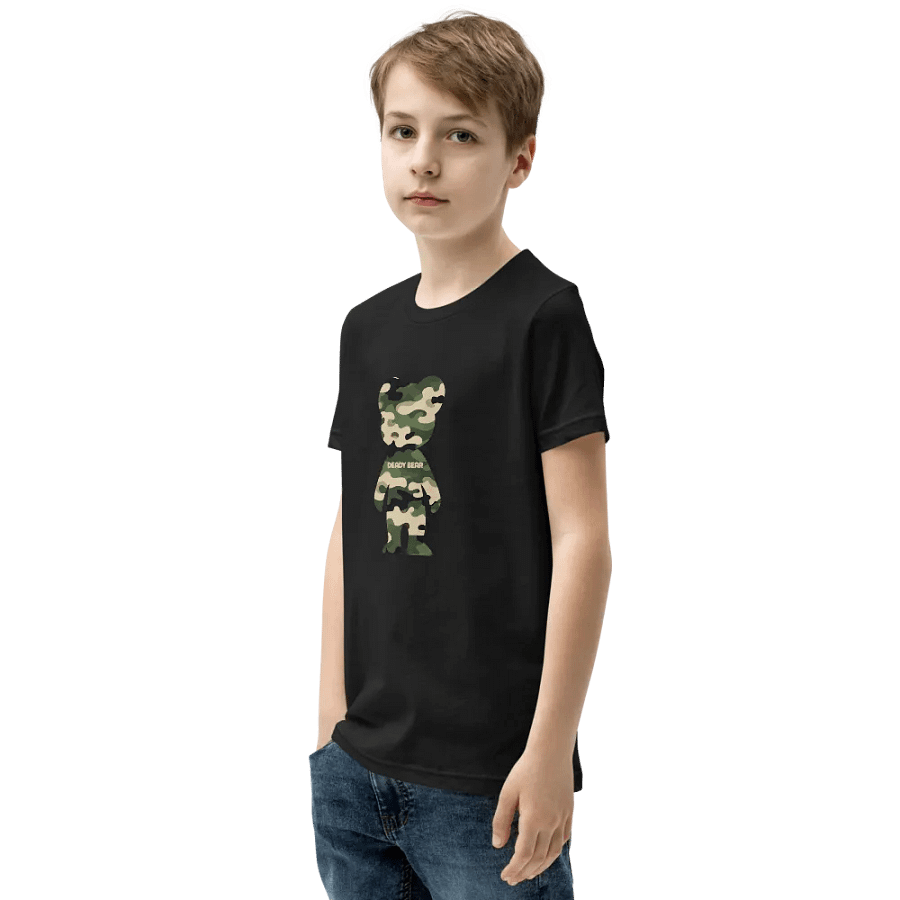 Deady Bear Camo Youth T-Shirt product image (4)